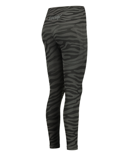 HKMX s&oslash;ml&oslash;se sportleggings med h&oslash;j talje, Sort