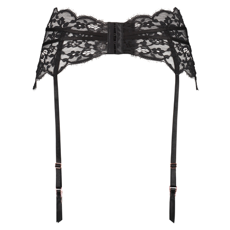 Strømpebånd Poppy, Sort