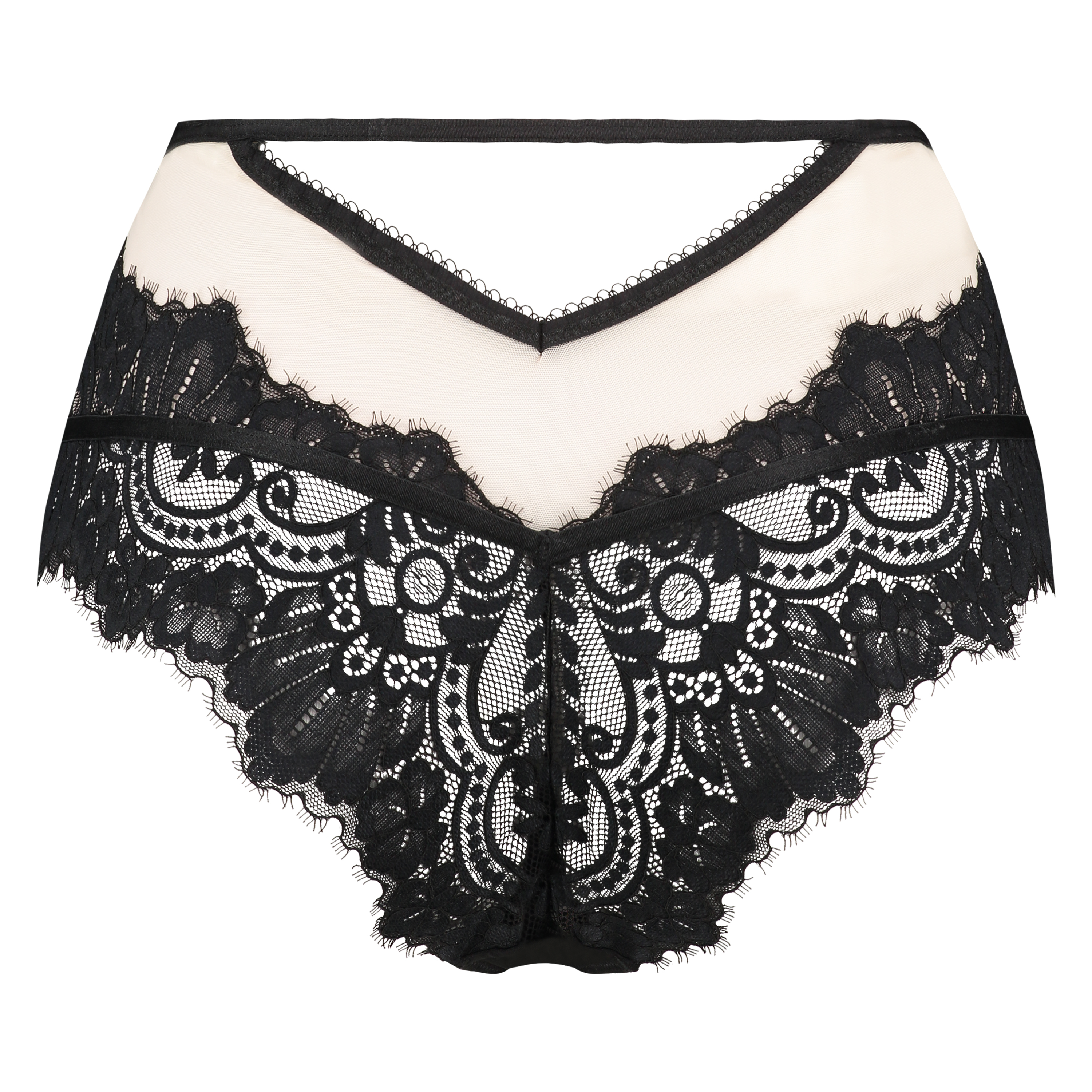 Bella h&oslash;j brasiliansk trusse, sort, main