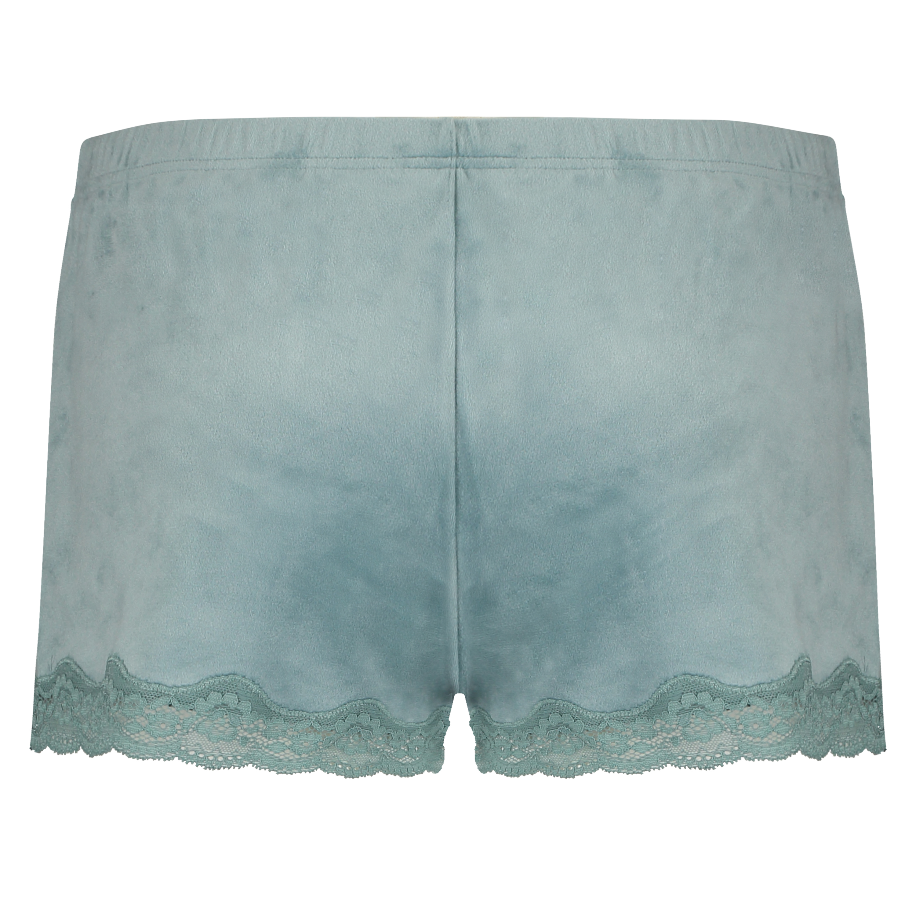 Shorts velour Lace, Grøn, main