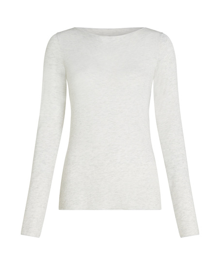 super soft b&aring;dhals bluse med cashmere, Gr&aring;