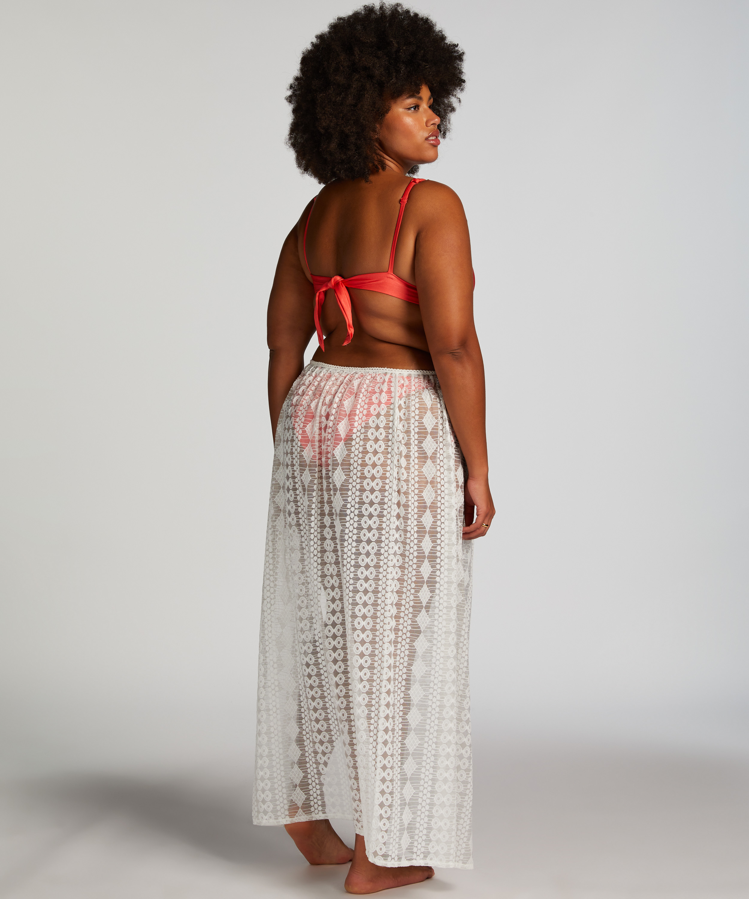 Strandskørt, hvid, main