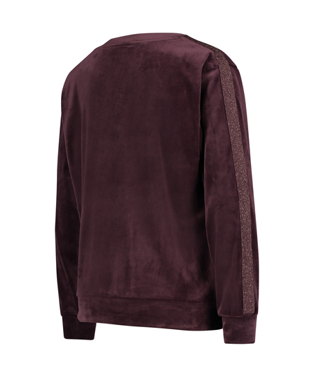 Top Velour Shimmer, Lilla