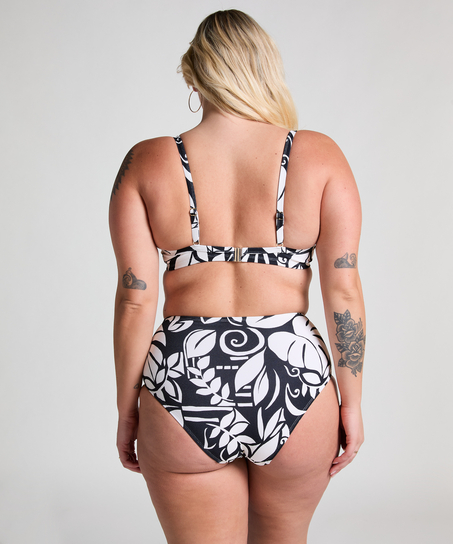 Bikinitop Mauritius, Sort