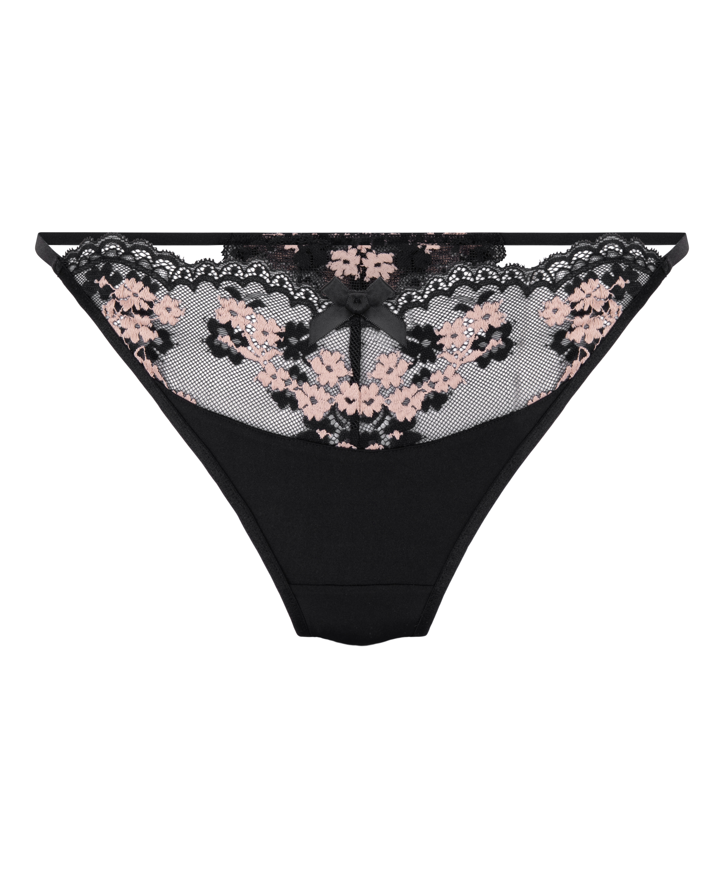 Piper g-streng, sort, main