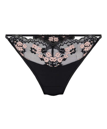 Piper g-streng, sort