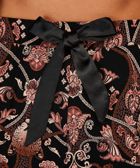 Jersey pyjamasbukser, sort