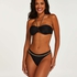 Formstøbt bikinitop med bøjle og uden stropper Cuba Rebecca Mir, sort