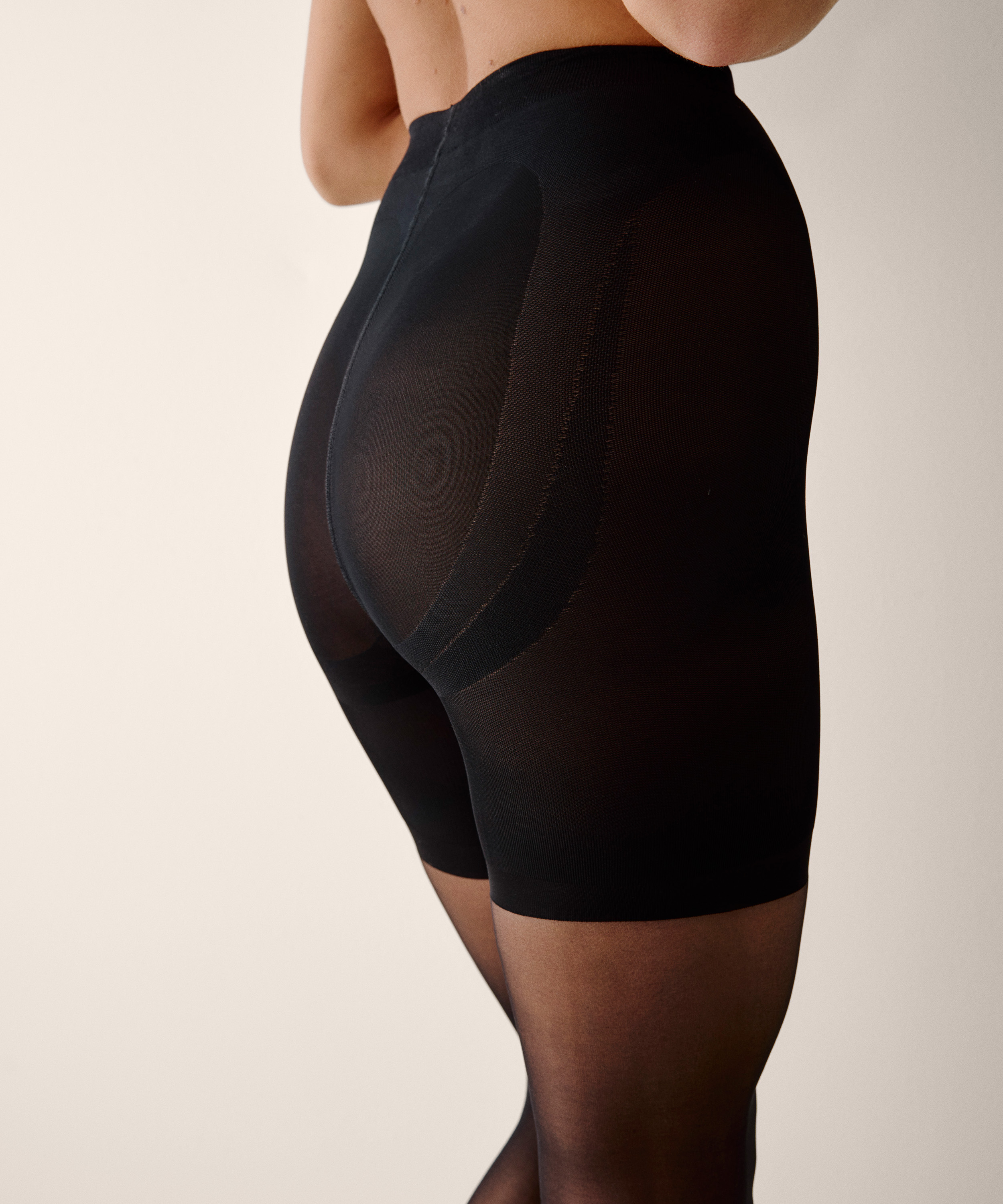 Strømpebukser 15 Denier Total Lift & Shape, Sort, main