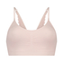 Sømløs bralette Rose, Lyserød