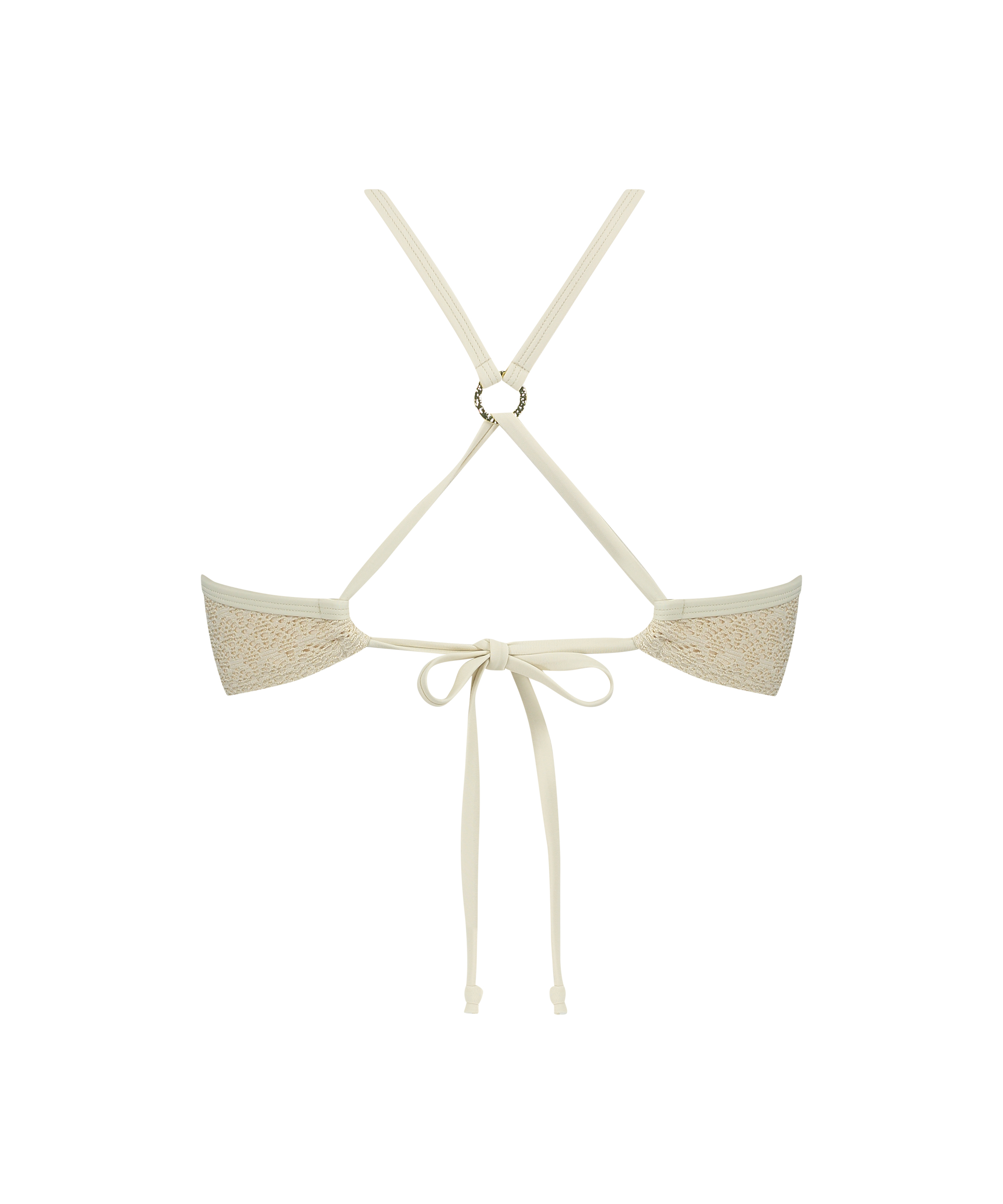 Bikini push-up Top hæklet Crochet, Hvid, main