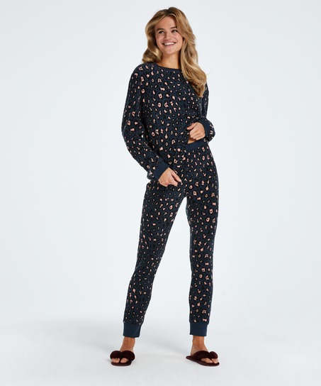 Pyjamas&aelig;t med taske, bl&aring;