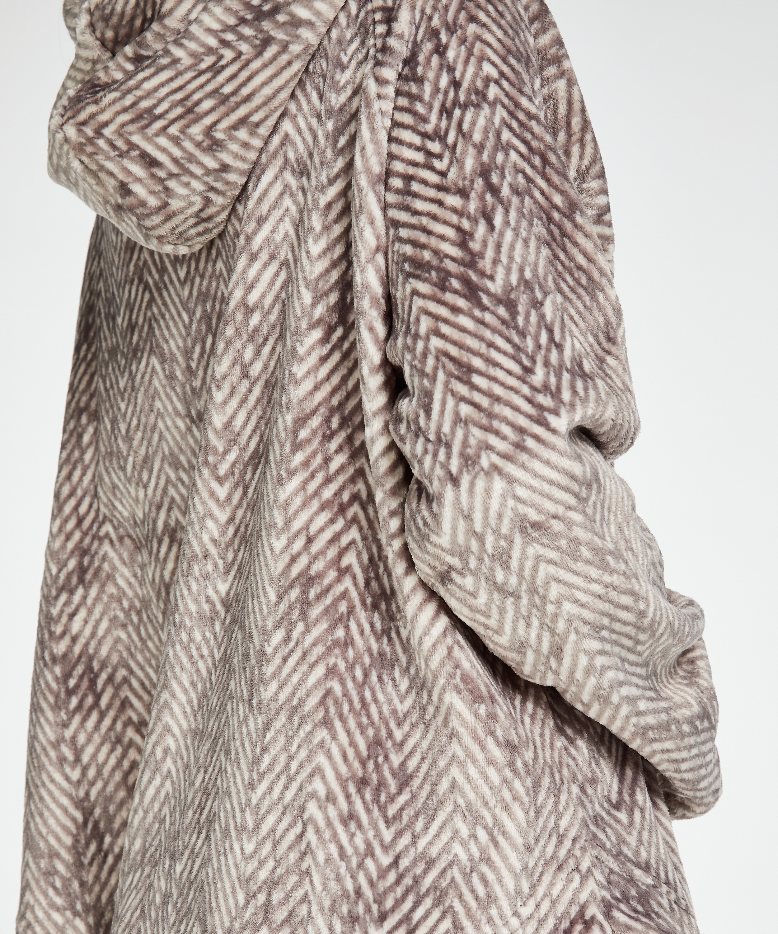 Cardigan Flannel fleece, Gr&aring;, main