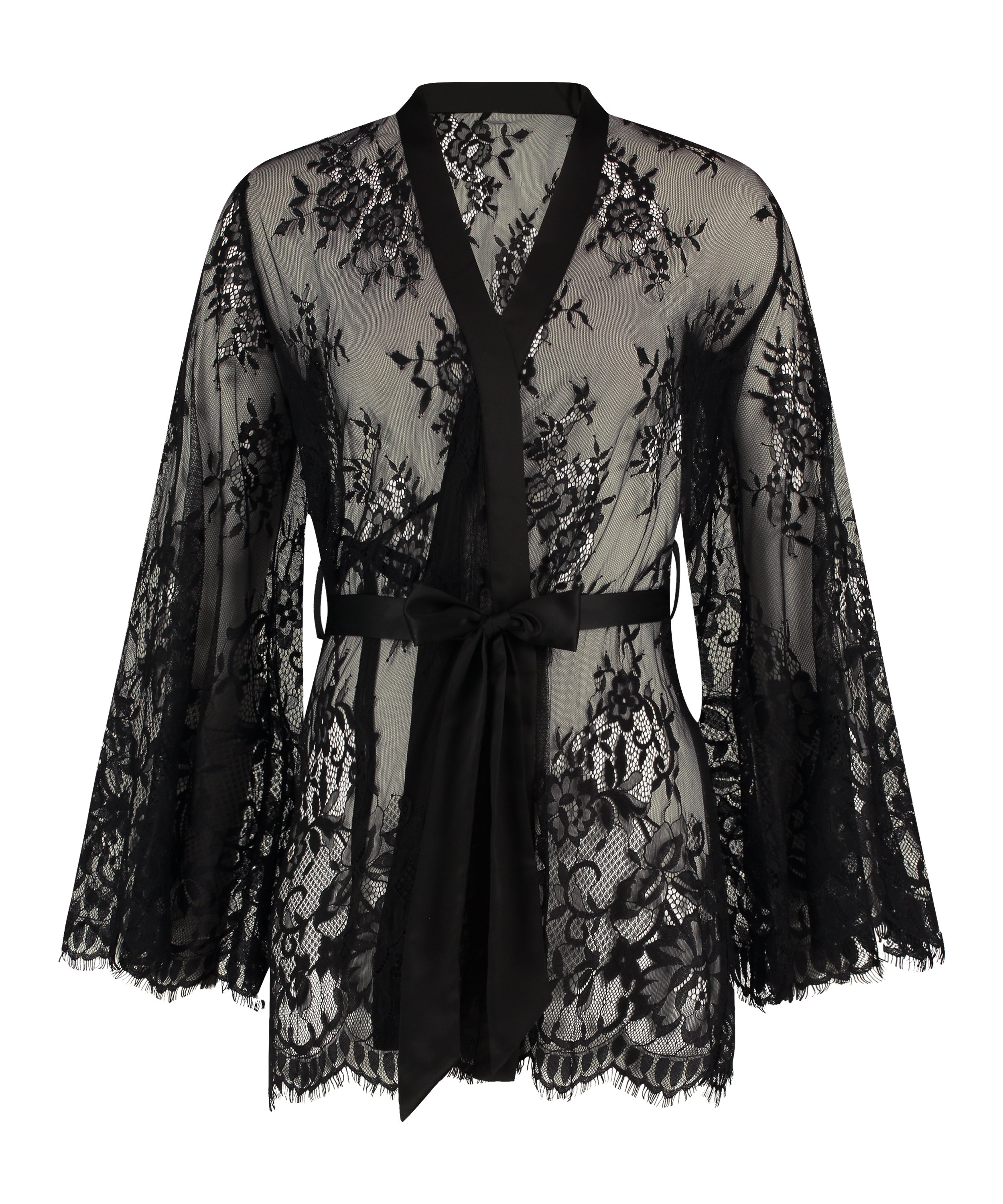 Kimono Lace Isabelle, Sort, main