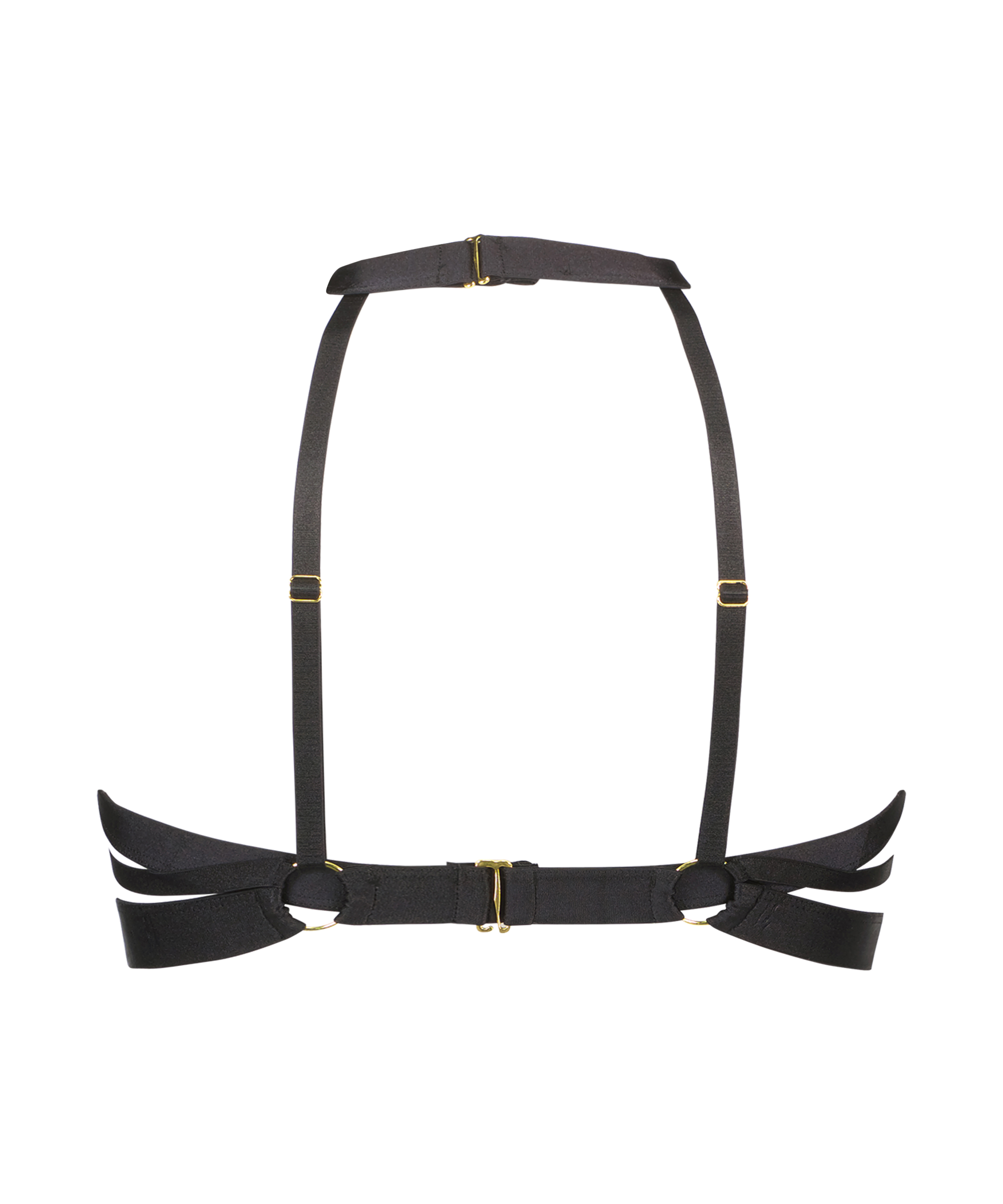 Bralette Minx, Sort, main