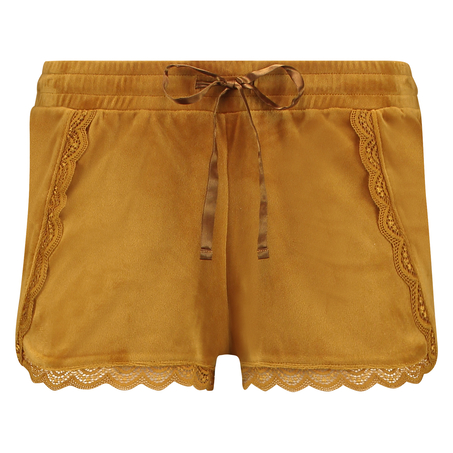 Velours Lace shorts, Gul