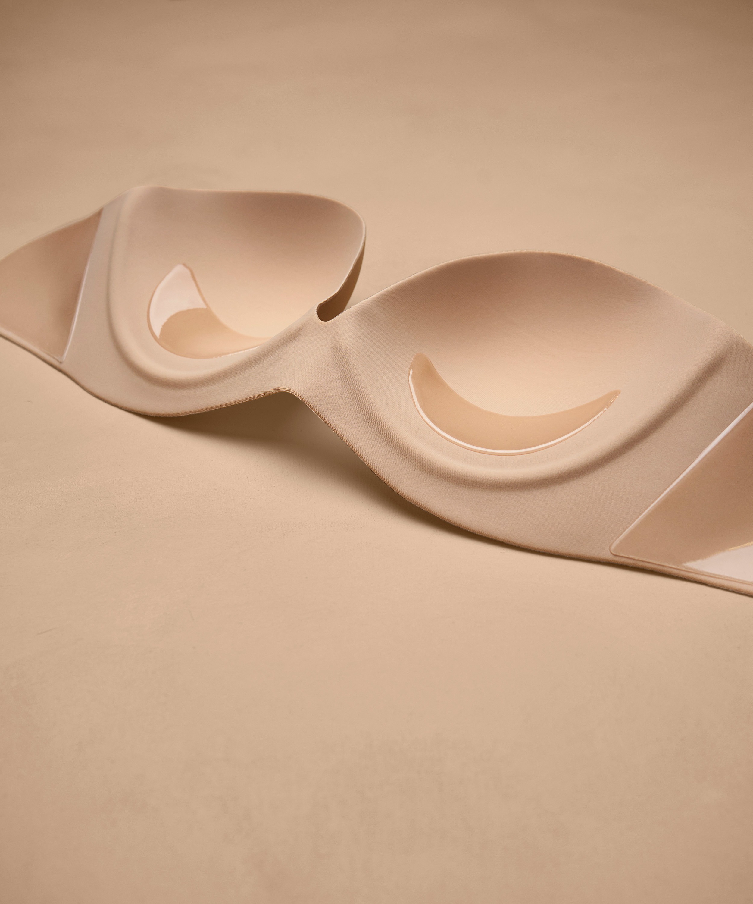Selvklæbende bøjle-bh, Beige, main