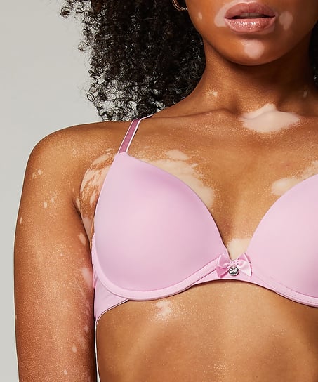 Formstøbt bøjle-bh Plunge, Lyserød