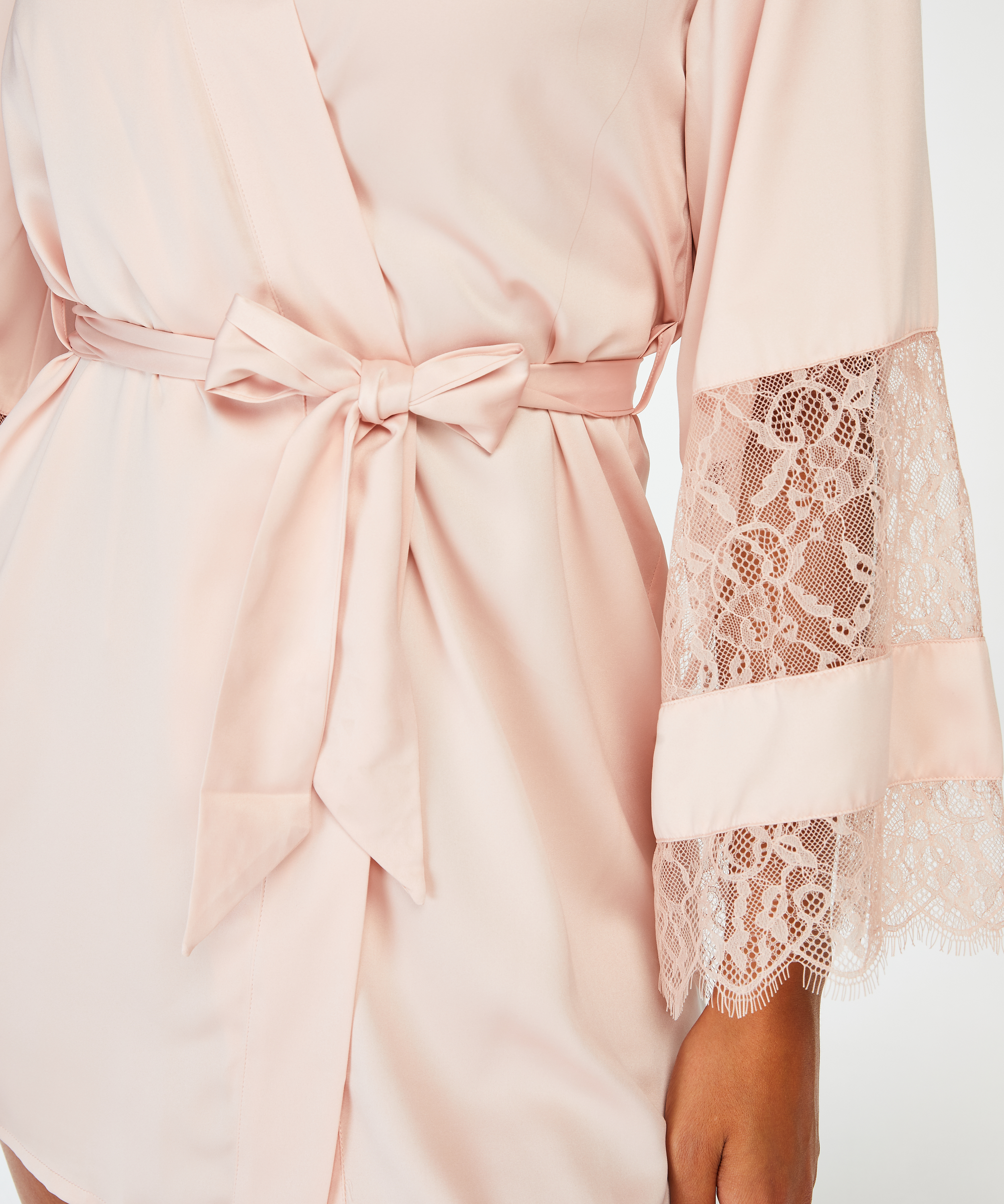 Kimono satin lace, Lyser&oslash;d, main