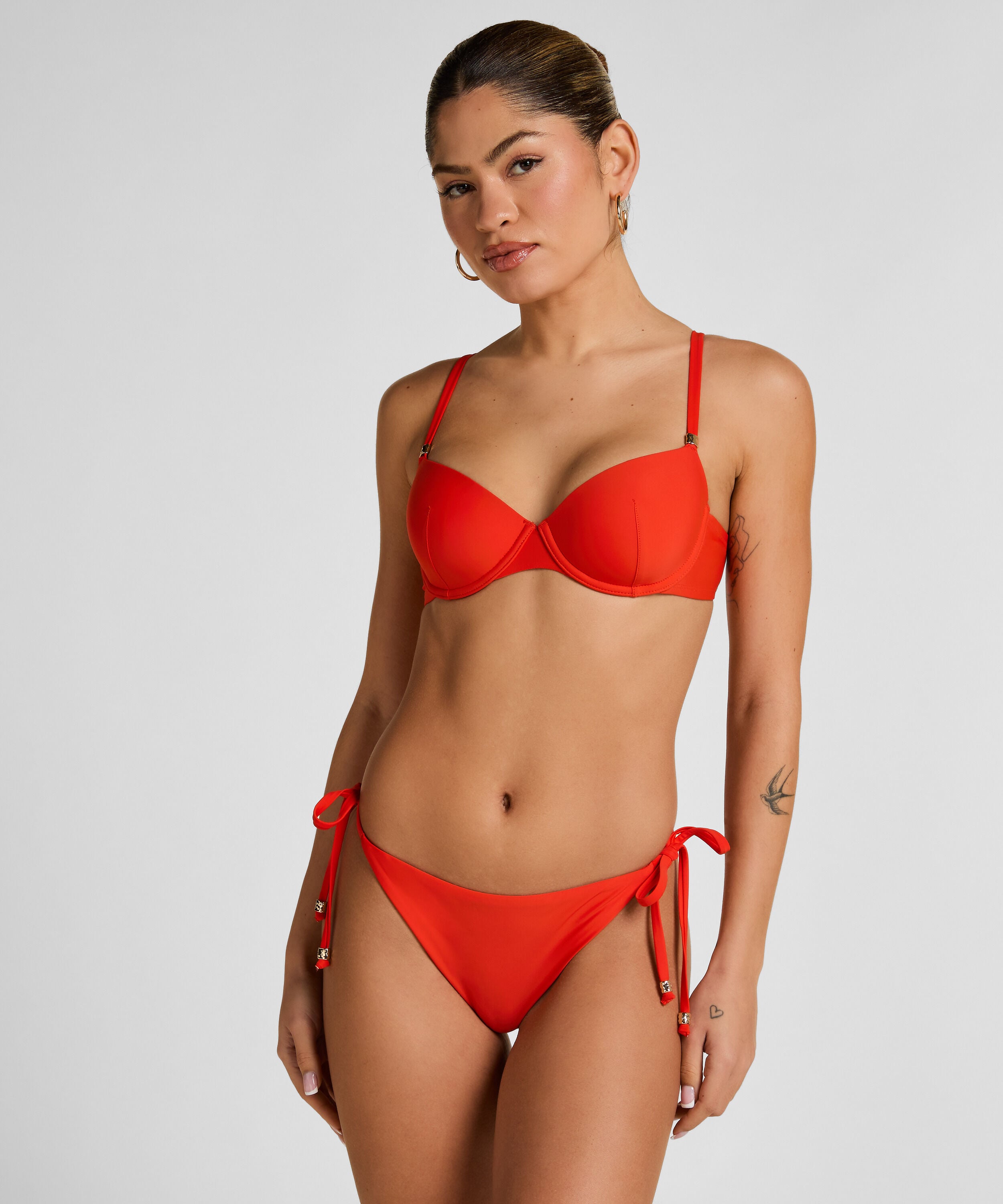 Luksus Bøjle Bikini Top med Polstring