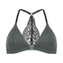 Formst&oslash;bt triangle bralette Chloe bomuld, Gr&aring;
