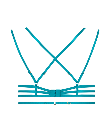 Ikke-formstøbt bøjle-bh Eros, Blå