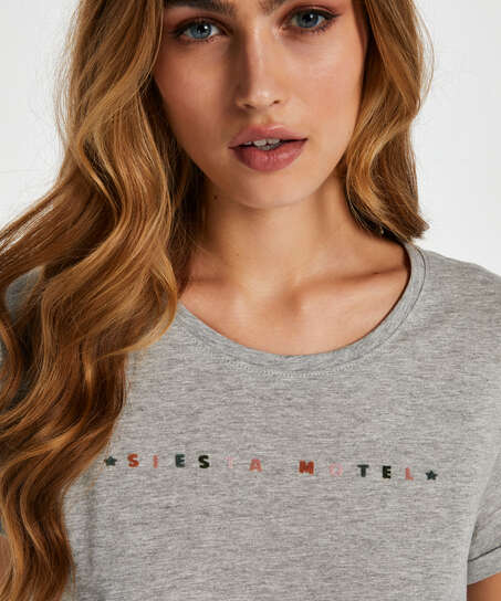 Kort natkjole Siesta, Gr&aring;