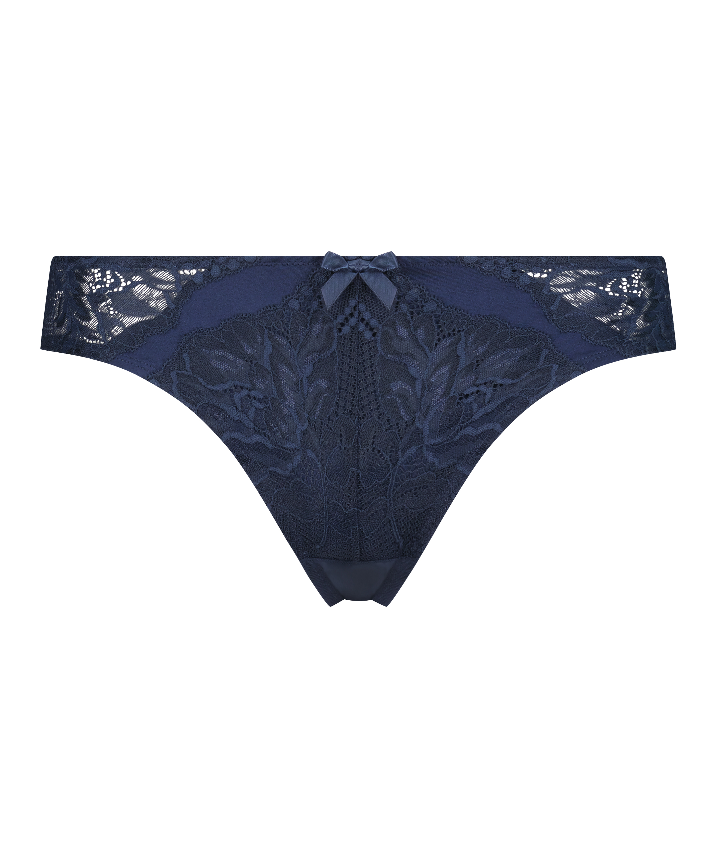 Brasiliansk trusse med h&oslash;j benudsk&aelig;ring Kimberley, bl&aring;, main