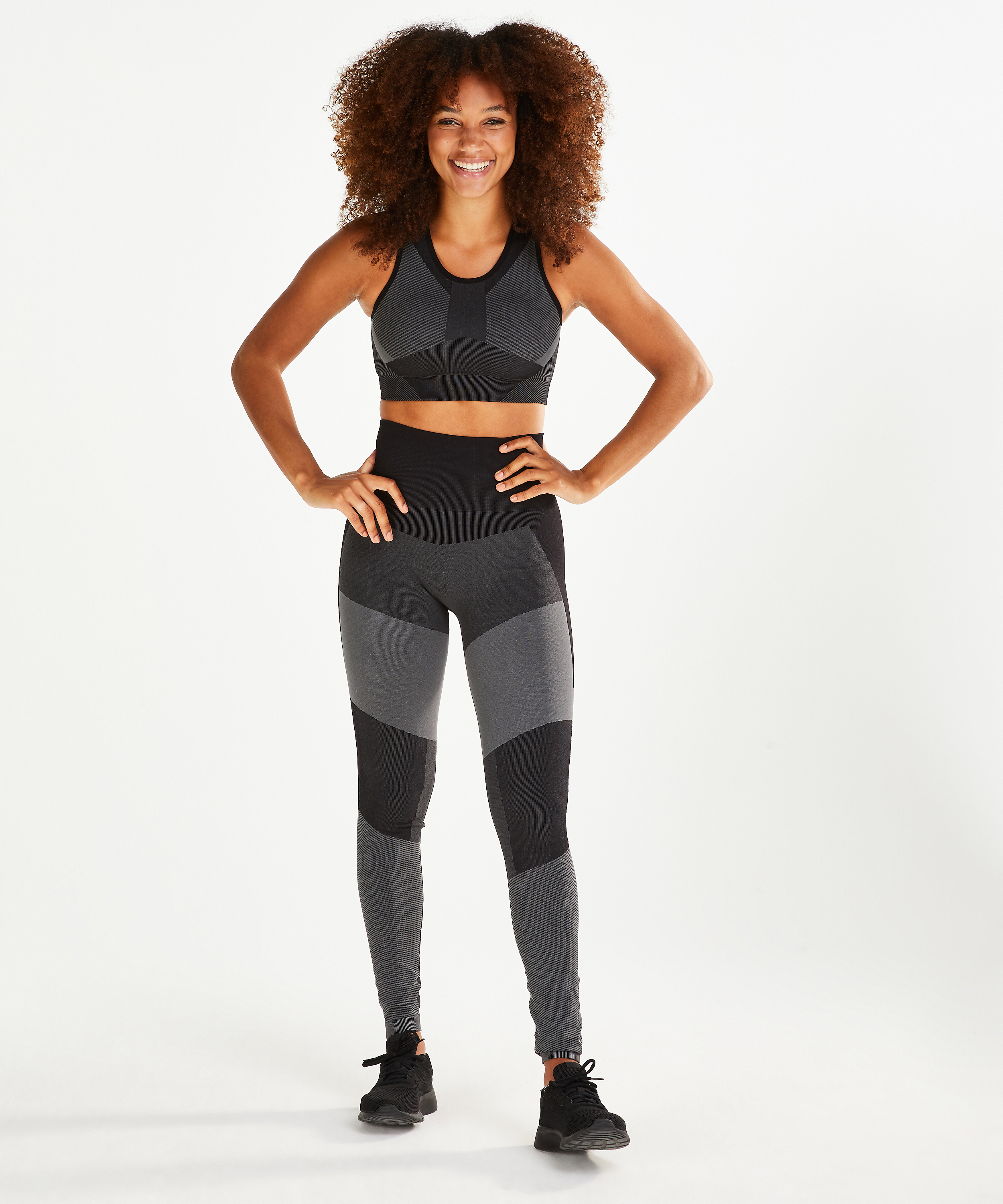 HKMX The Motion-leggings med høj talje, sort, main