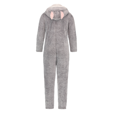Teens Fleece Jumpsuit, Grå