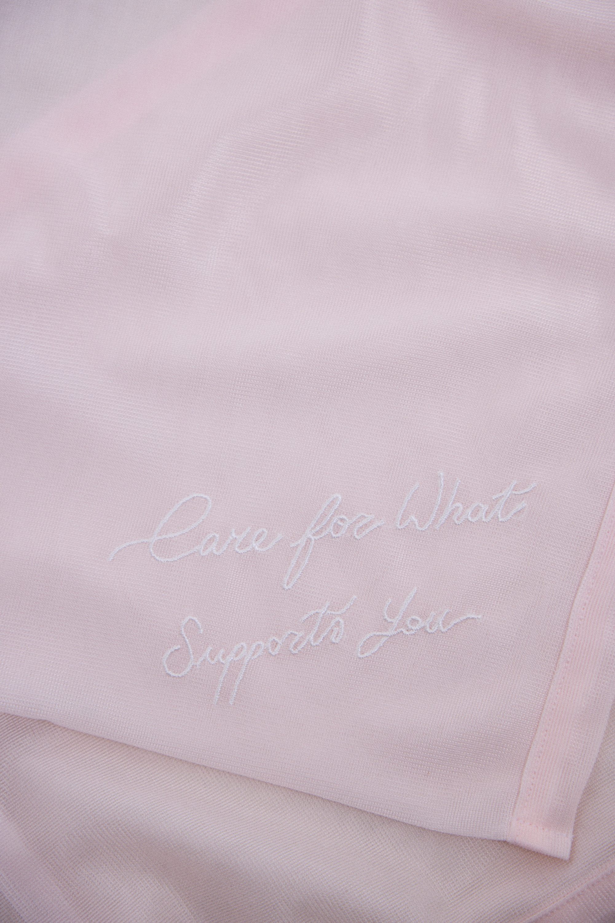 Washing Bag Pink Ribbon Small, Lyserød, main