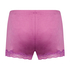 Shorts velour Lace, Lilla