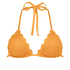 Trekantsbikinitop Scallop Lurex, Orange