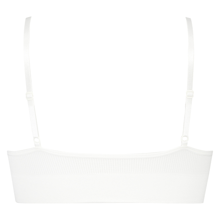S&oslash;ml&oslash;s bralette, Hvid