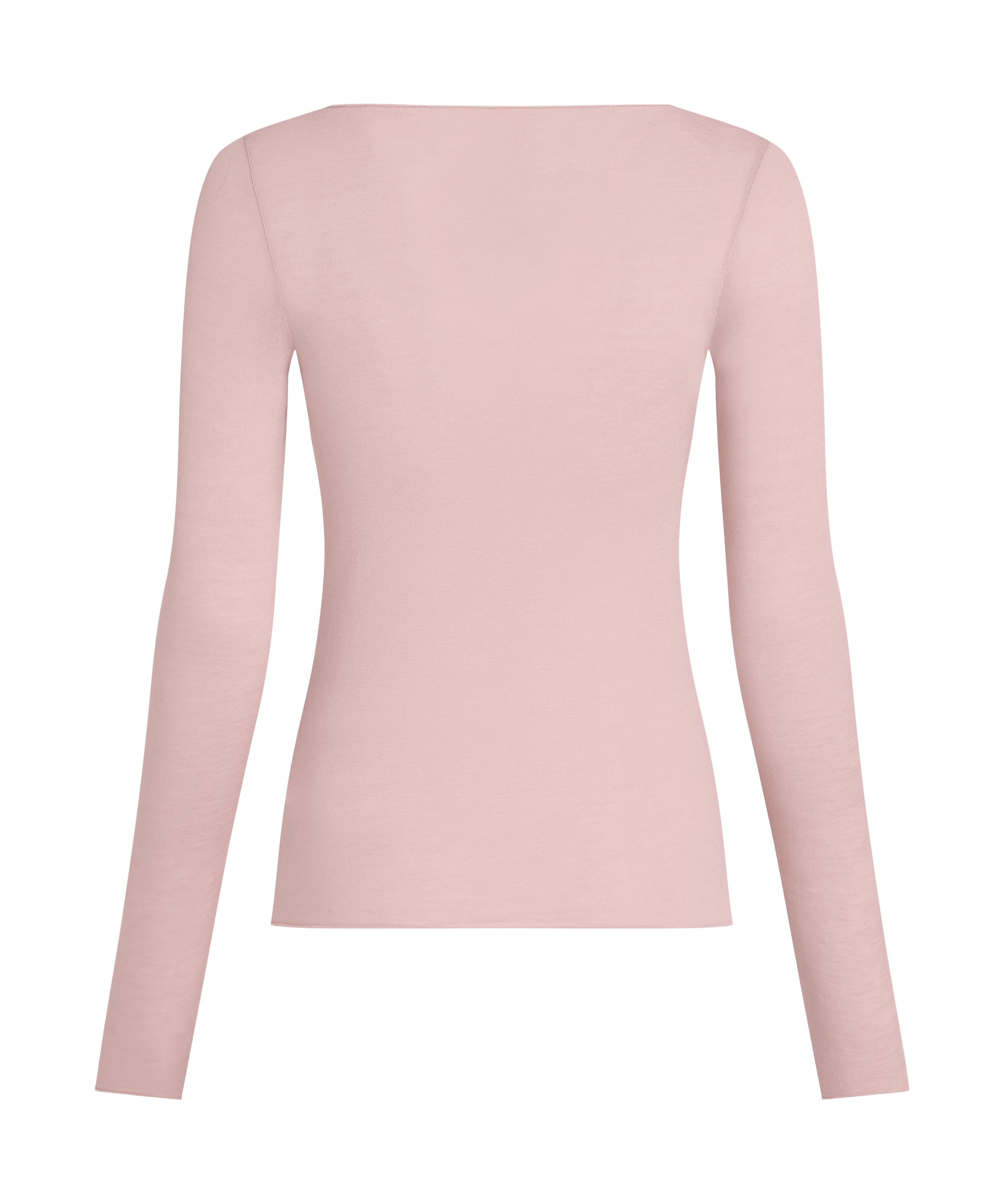 super soft bådhals bluse med cashmere, Lyserød, main