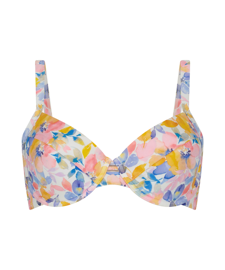 Formst&oslash;bt bikinitop med b&oslash;jle Palma, Hvid