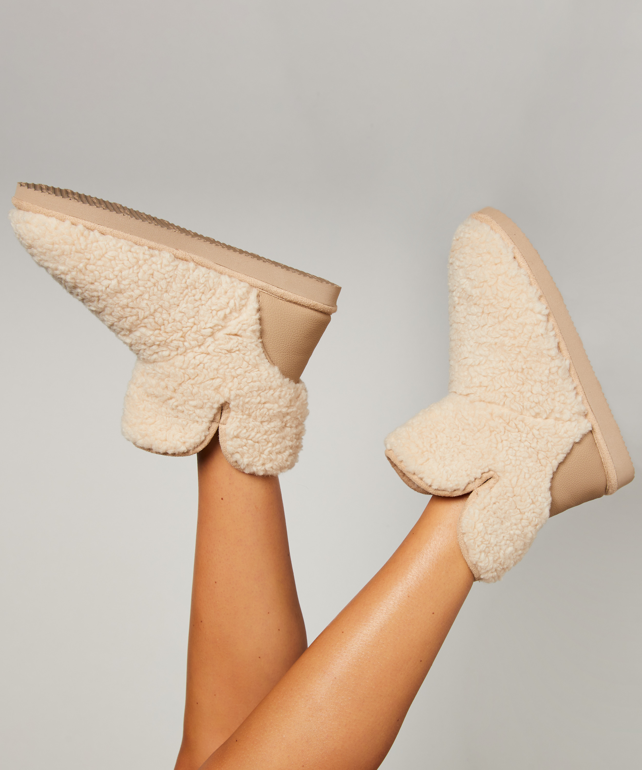 Hjemmesko Teddy, hvid, main