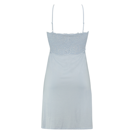 Slipdress Satin Home, blå