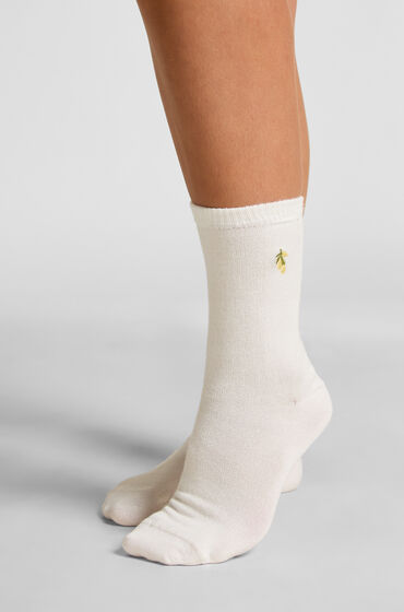 Hunkemöller Crew-sokker i modal Hvid