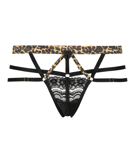 Brasiliansk trusse bundløs Mitzy, sort