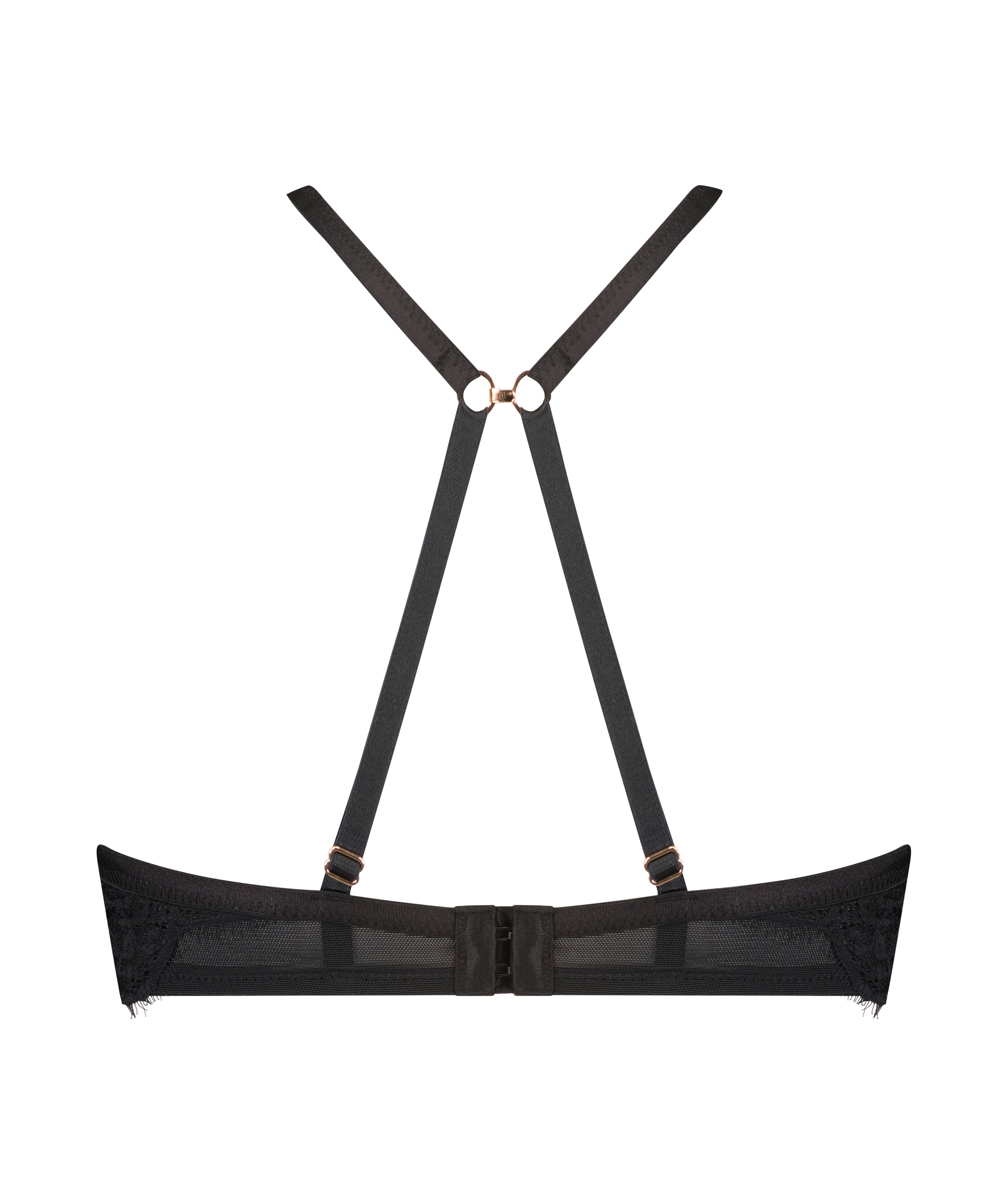 Ikke-formstøbt bøjle-bh Elissa Lucy Hale, Sort, main