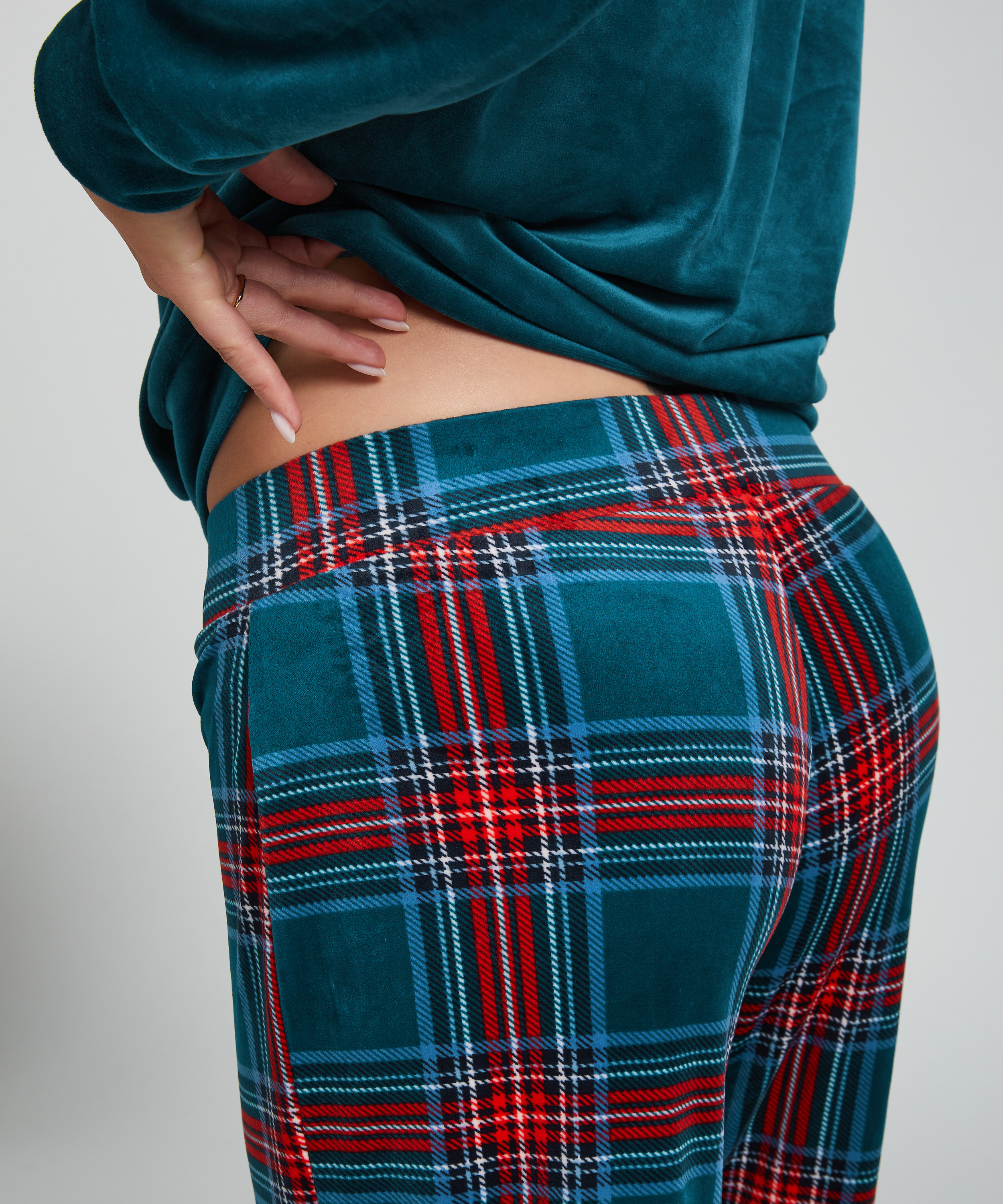 Pyjamasæt med taske, blå, main