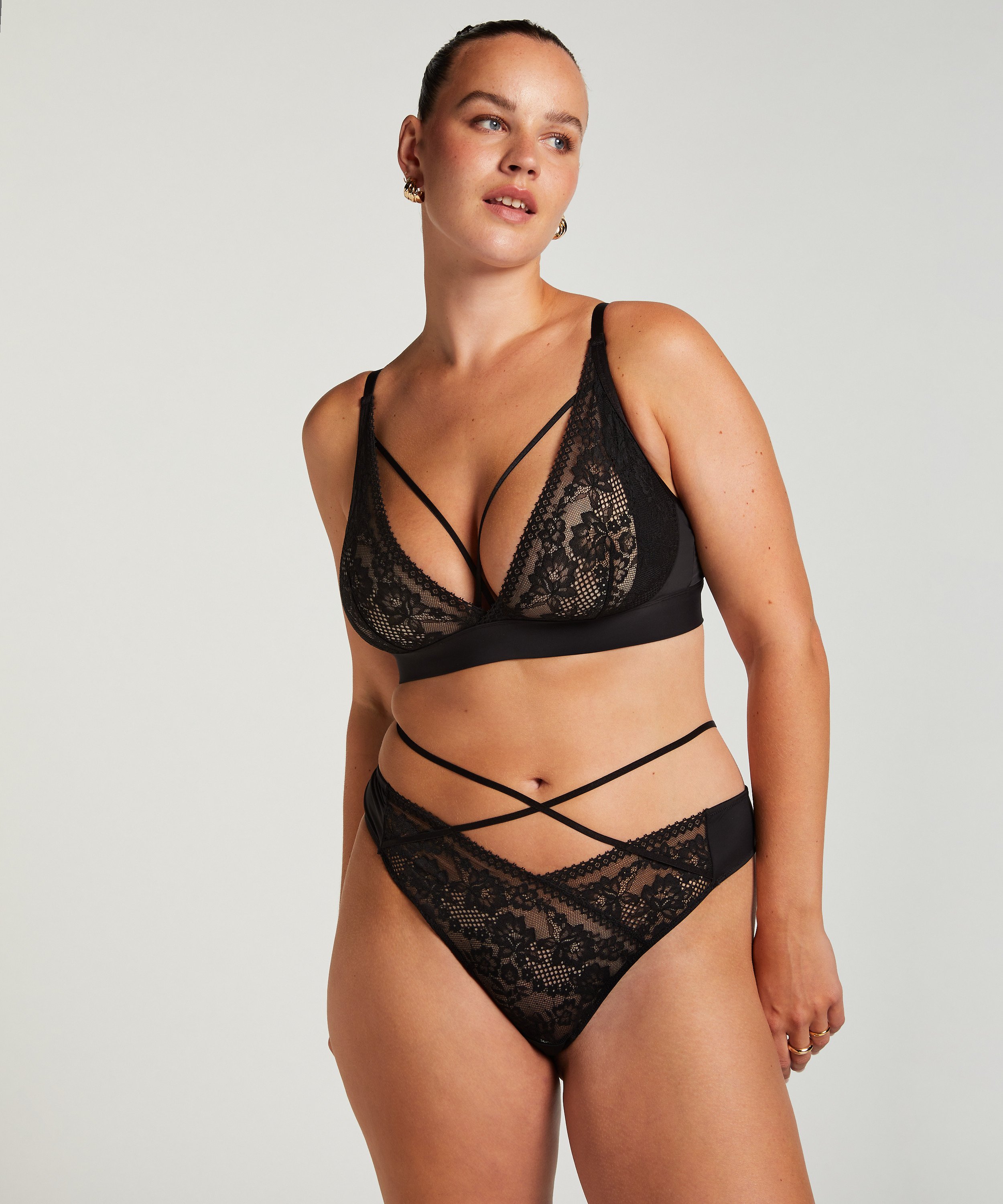 Bralette Remi, Sort, main