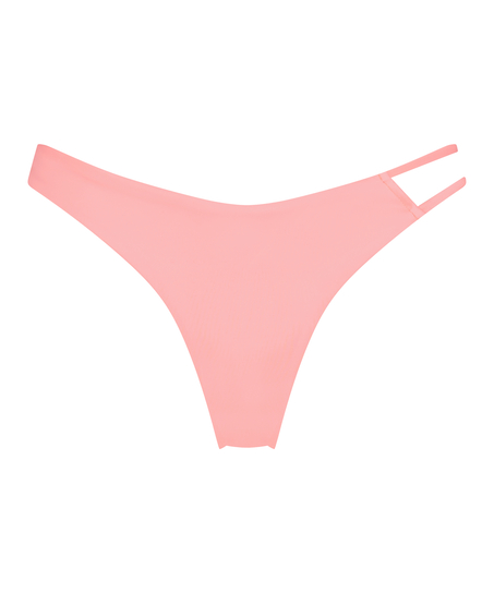 Højt udskåret bikinitrusse Sis, pink