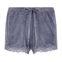 Shorts velour Lace, Gr&aring;