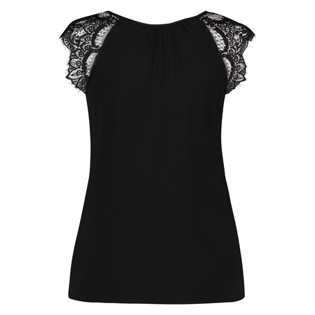 Jersey Lace singlet, Sort