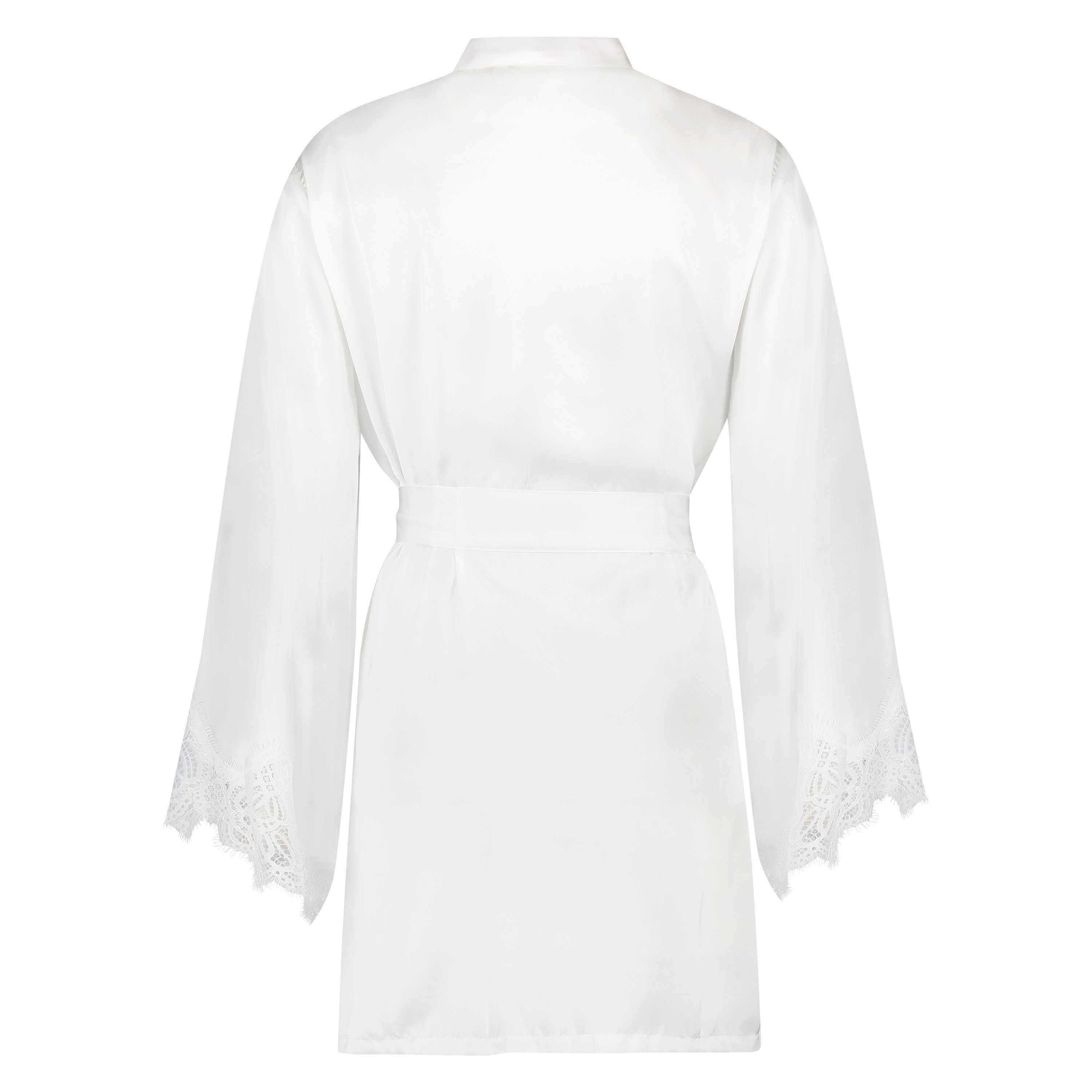 Kimono Satin, Hvid, main