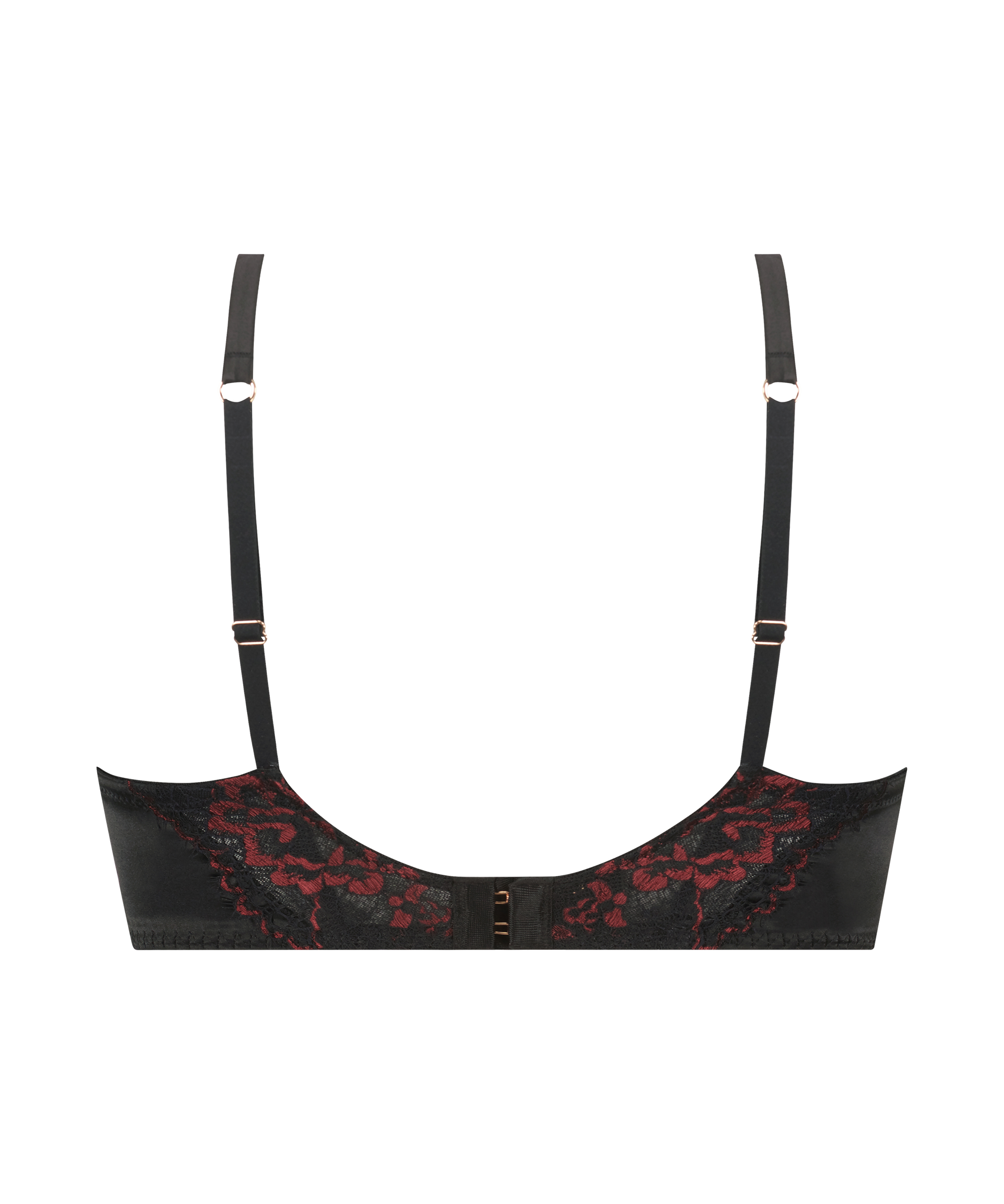 Formstøbt bøjle-bh Silke, Sort, main