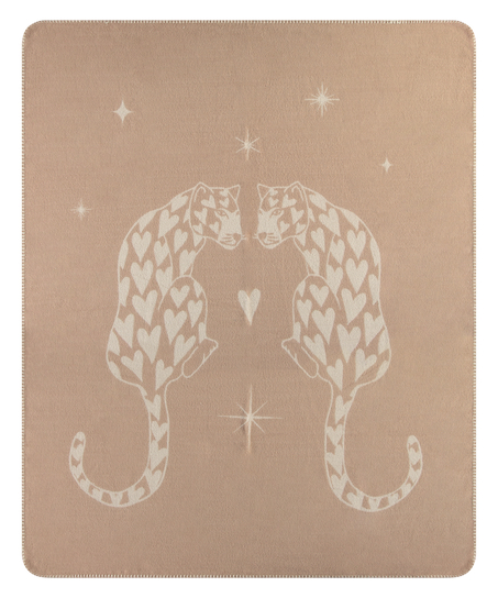 Hyggetæppe Leonie, Brown