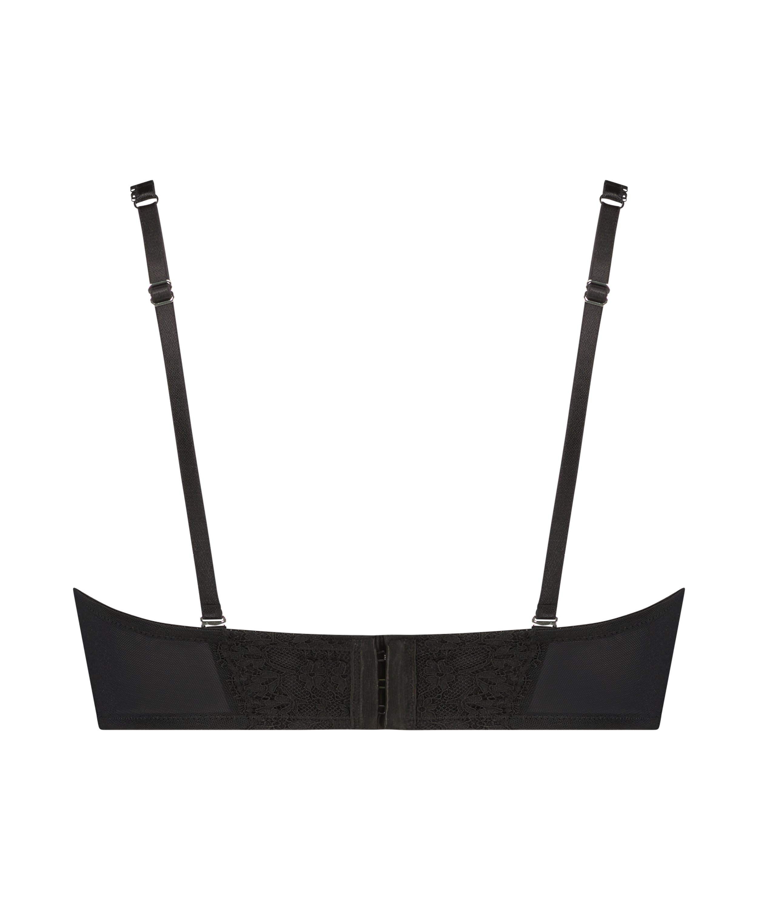 Formstøbt stropløs bøjle-bh Daisy, Sort, main